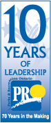 10 yrs. for Parks & Recreation Ontario