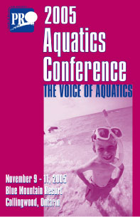 Aquatics Conference brochure cover design