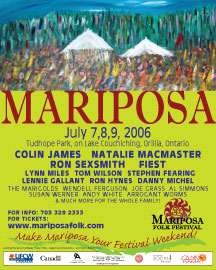 2006 Mariposa Poster -painting by Wesley Trinier
