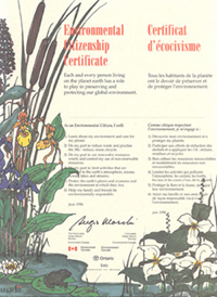 drawing used for Environmental Canada Certificate